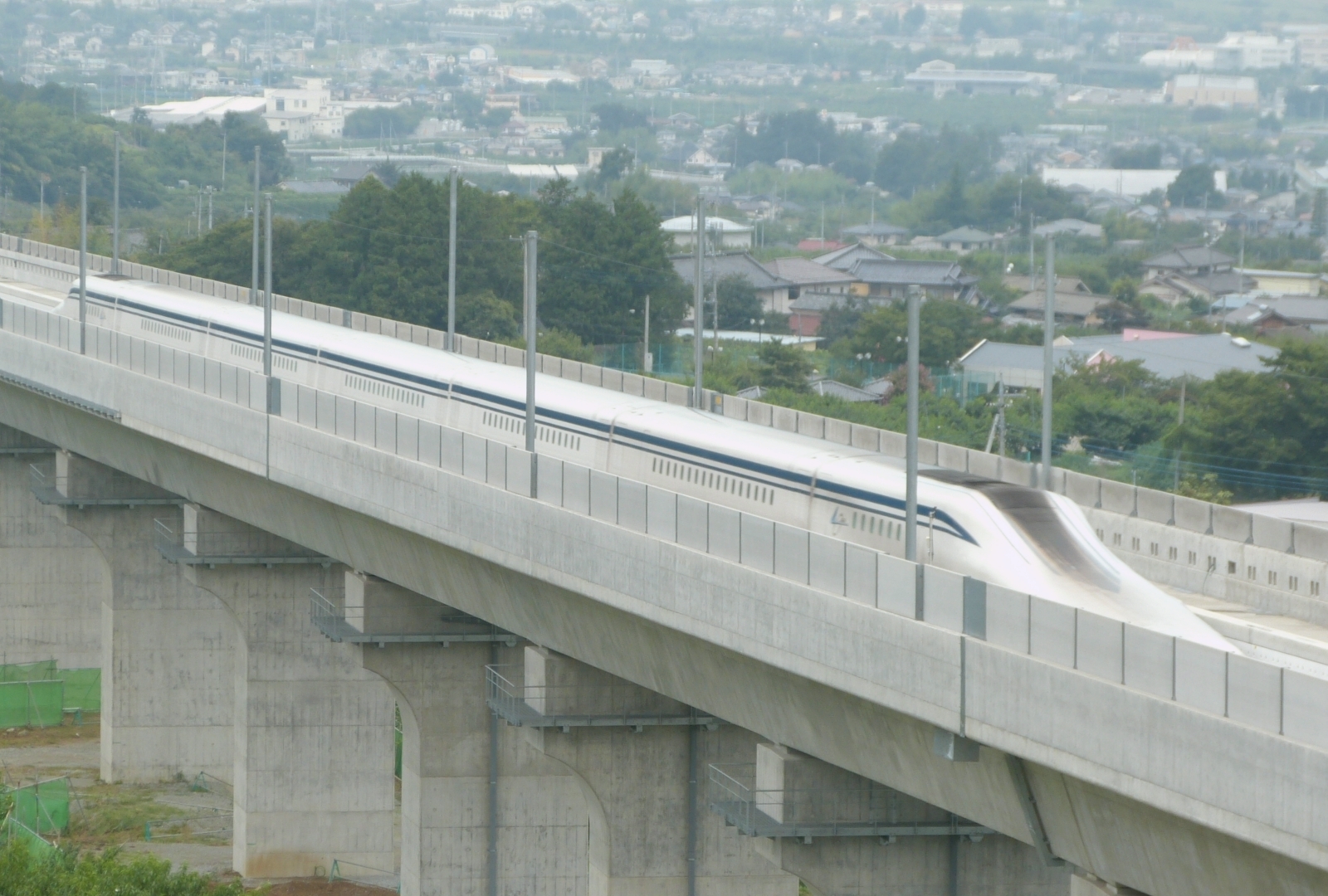 Photo of Japan SCMaglev L0 superconducting maglev train